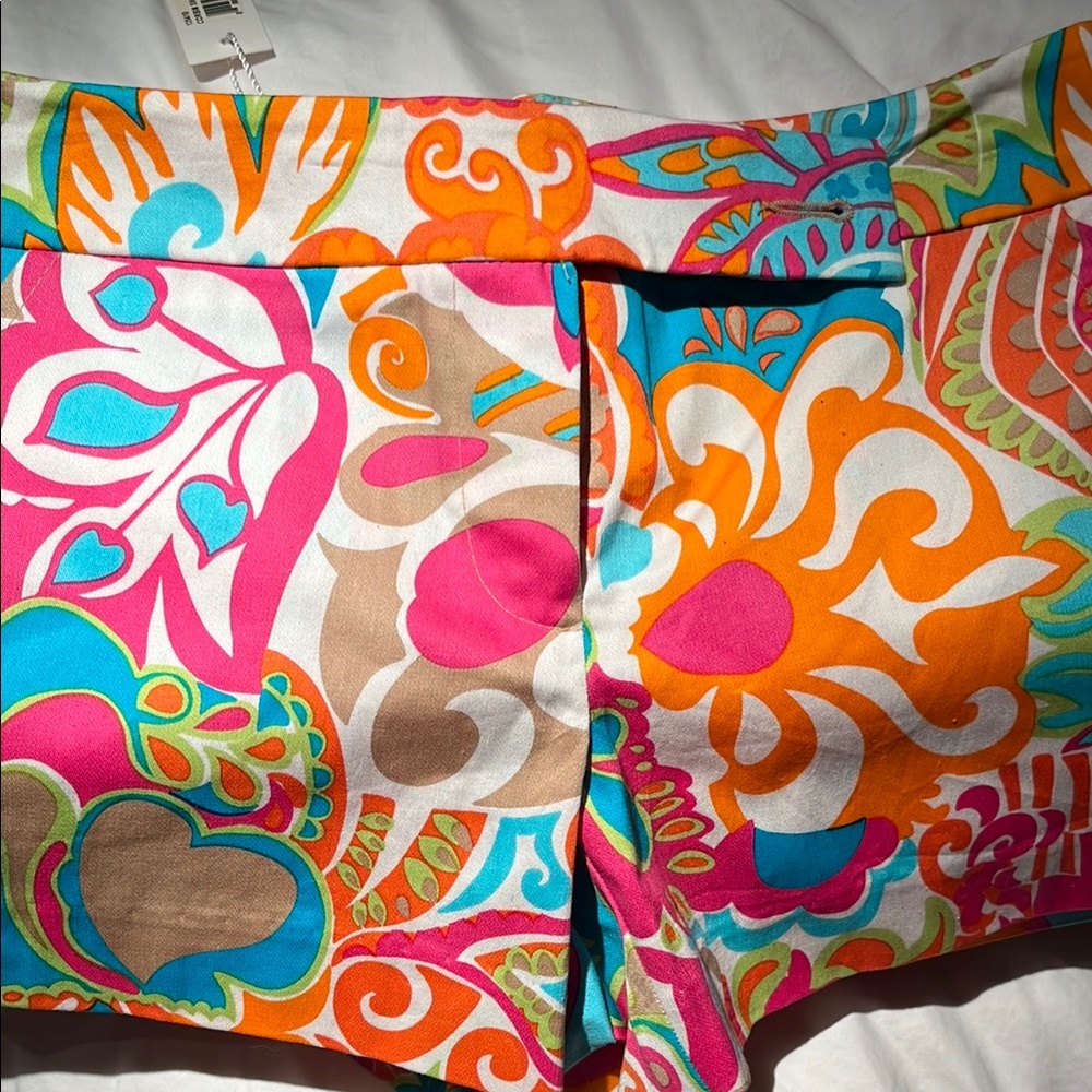Vibrant Floral Patterned Shorts